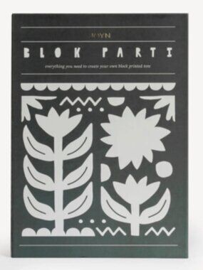 Block Printing Kit -  Tulip Print Tote Bag